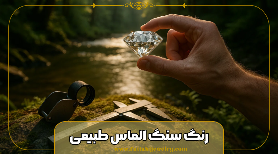 رنگ سنگ الماس طبیعی
